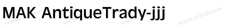 MAK AntiqueTrady字体转换